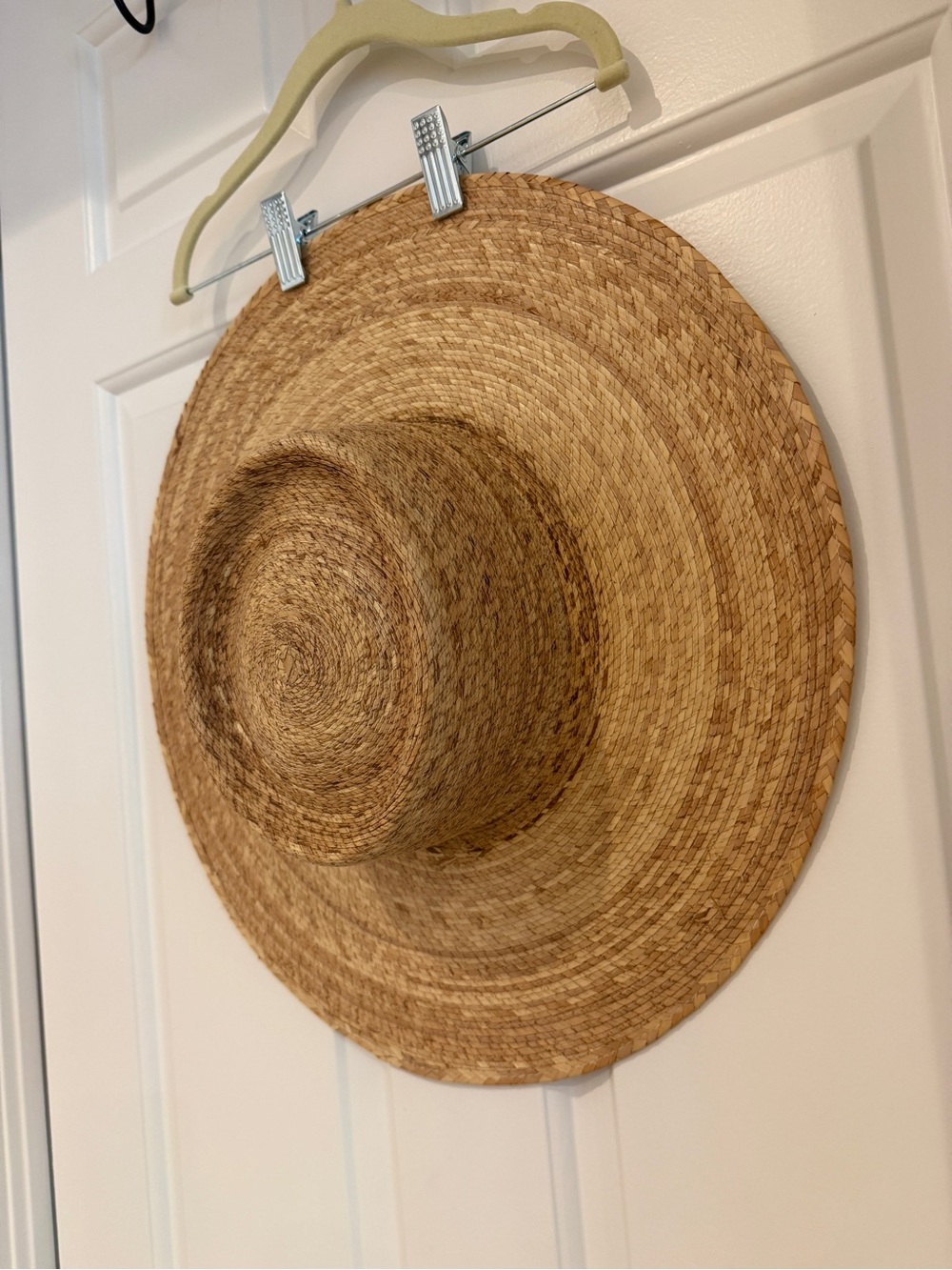Lack of colour PALMA WIDE BOATER hat, perfect condition, size small/medium